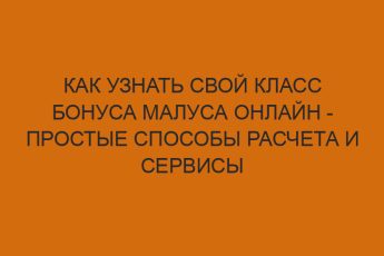 kak uznat svoy klass bonusa malusa onlayn prostye sposoby rascheta i servisy 1008